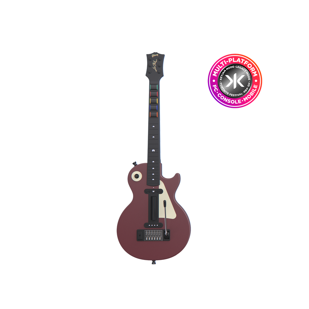 CRKD Gibson Les Paul Oxblood Edition — Multi-platform guitar controller